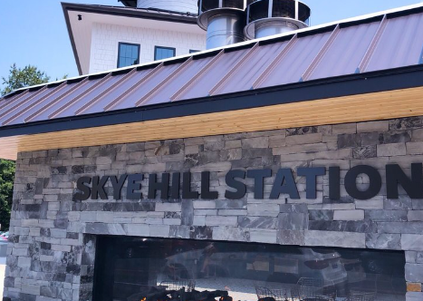 skye hill station fireplace